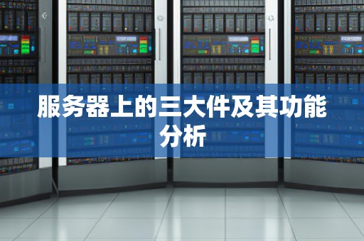 服务器上的三大件及其功能分析