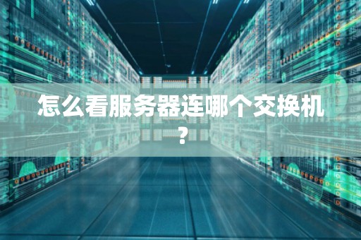 怎么看服务器连哪个交换机? 怎么看服务器连哪个交换机?