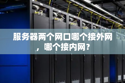 服务器两个网口哪个接外网,哪个接内网? 服务器两个网口哪个接外网,哪个接内网?