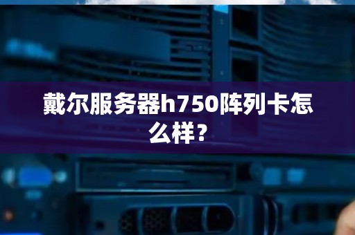 戴尔服务器h750阵列卡怎么样？