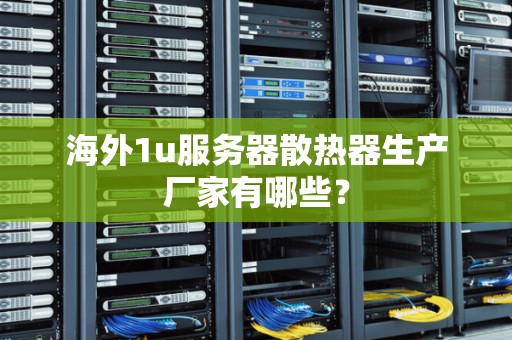 海外1u服务器散热器生产厂家有哪些？