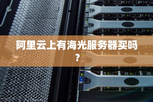 阿里云上有海光服务器买吗? 阿里云上有海光服务器买吗?