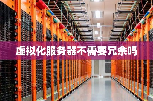 虚拟化服务器不需要冗余吗