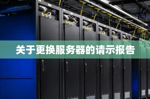 关于更换服务器的请示报告 关于更换服务器的请示报告