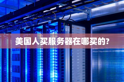 美国人买服务器在哪买的? 美国人买服务器在哪买的?