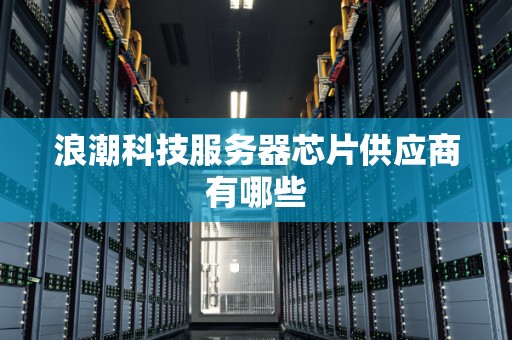 浪潮科技服务器芯片供应商有哪些 浪潮科技服务器芯片供应商有哪些