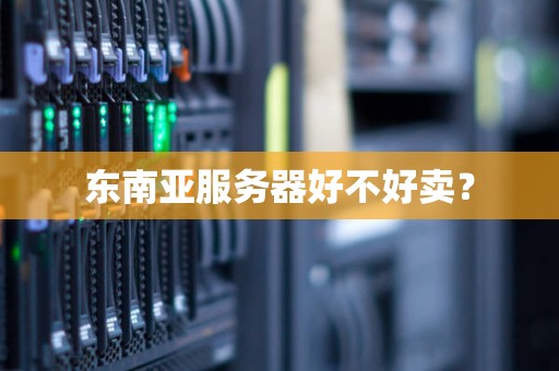 东南亚服务器好不好卖？