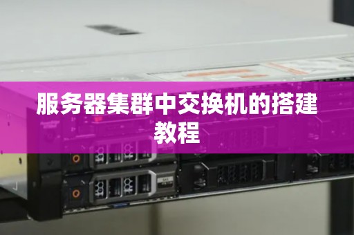 服务器集群中交换机的搭建教程