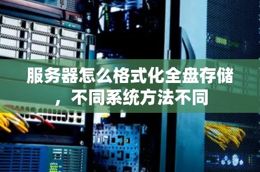 服务器怎么格式化全盘存储,不同系统方法不同 服务器怎么格式化全盘存储,不同系统方法不同