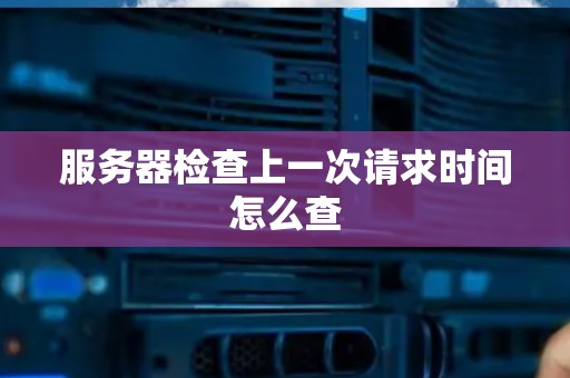 服务器检查上一次请求时间怎么查 服务器检查上一次请求时间怎么查