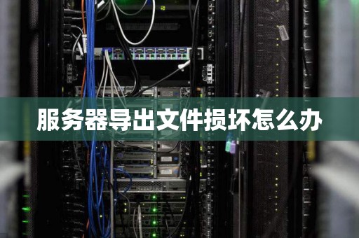 服务器导出文件损坏怎么办