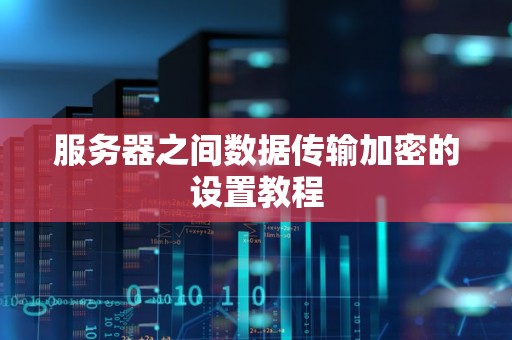 服务器之间数据传输加密的设置教程 服务器之间数据传输加密的设置教程