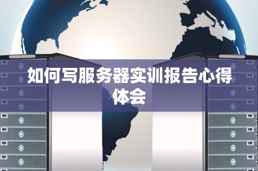 如何写服务器实训报告心得体会