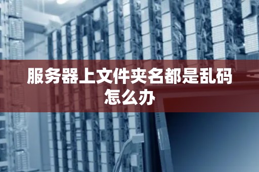 服务器上文件夹名都是乱码怎么办