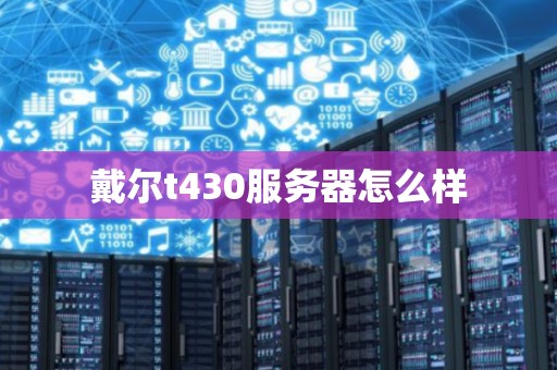 戴尔t430服务器怎么样
