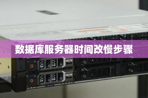 数据库服务器时间改慢步骤