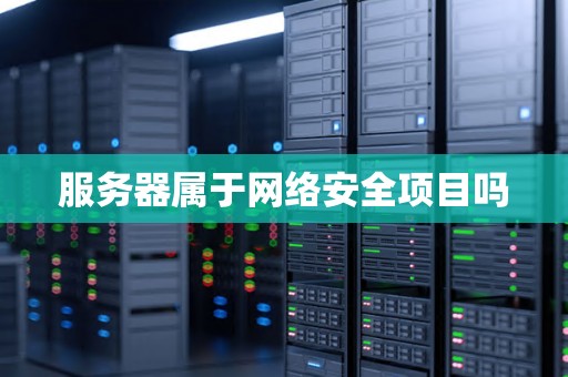 服务器属于网络安全项目吗 服务器属于网络安全项目吗