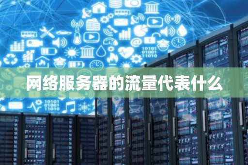 网络服务器的流量代表什么