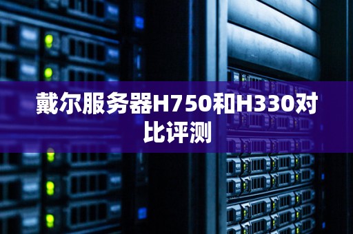 戴尔服务器H750和H330对比评测