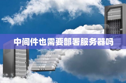 中间件也需要部署服务器吗