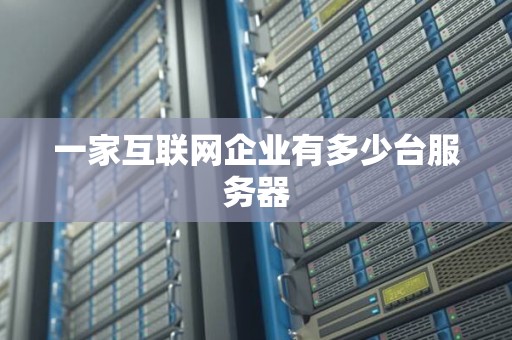 一家互联网企业有多少台服务器