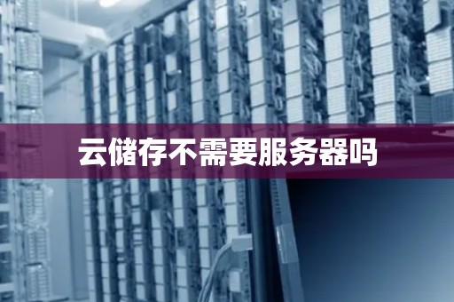云储存不需要服务器吗 云储存不需要服务器吗