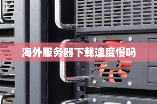 海外服务器下载速度慢吗