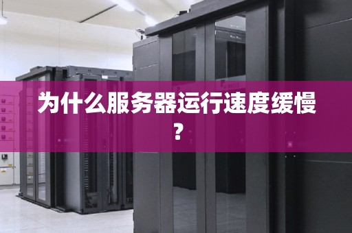 为什么服务器运行速度缓慢? 为什么服务器运行速度缓慢?
