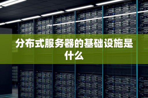 分布式服务器的基础设施是什么 分布式服务器的基础设施是什么