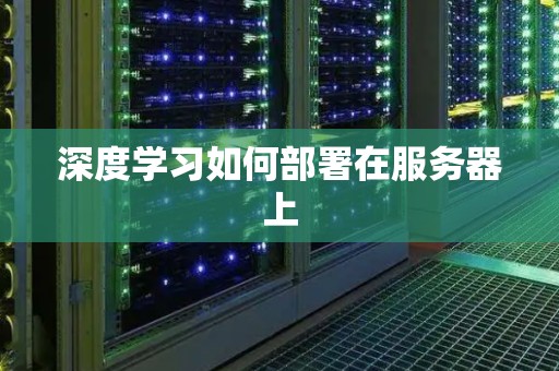 深度学习如何部署在服务器上