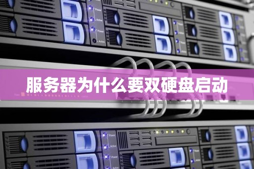 服务器为什么要双硬盘启动