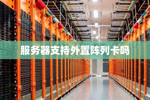 服务器支持外置阵列卡吗 服务器支持外置阵列卡吗