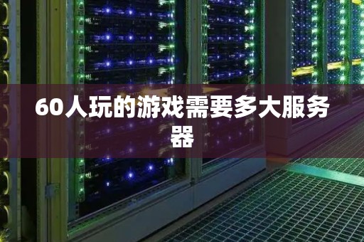 60人玩的游戏需要多大服务器