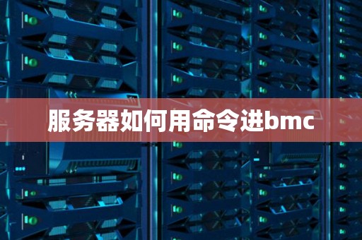 服务器如何用命令进bmc
