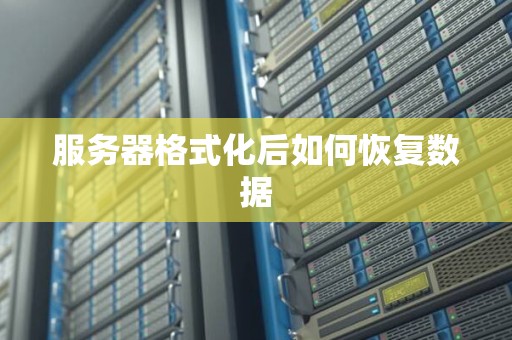 服务器格式化后如何恢复数据 服务器格式化后如何恢复数据
