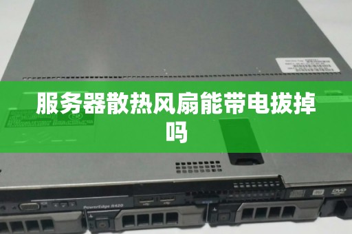 服务器散热风扇能带电拔掉吗