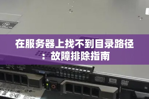 在服务器上找不到目录路径：故障排除建议