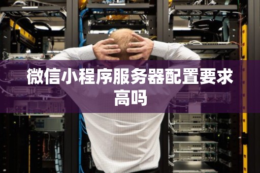 微信小程序服务器配置要求高吗