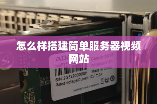 怎么样搭建简单服务器视频网站