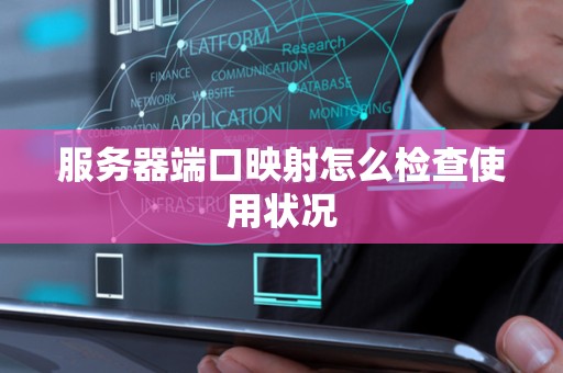 服务器端口映射怎么检查使用状况