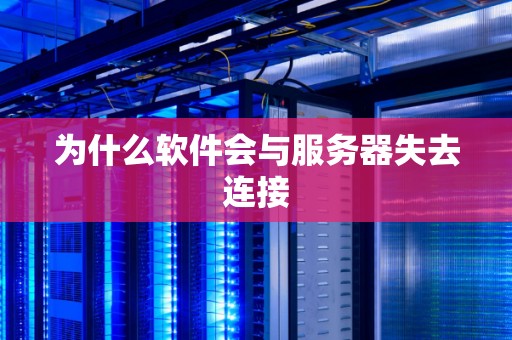 为什么软件会与服务器失去连接
