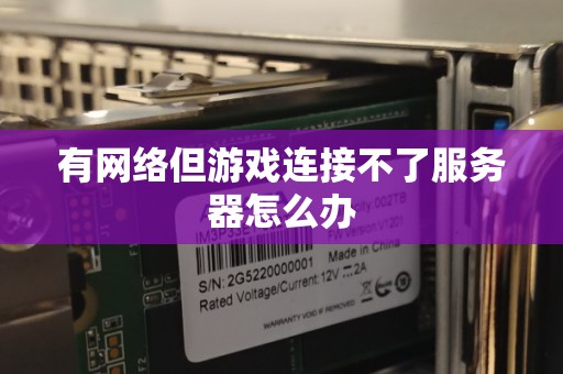有网络但游戏连接不了服务器怎么办
