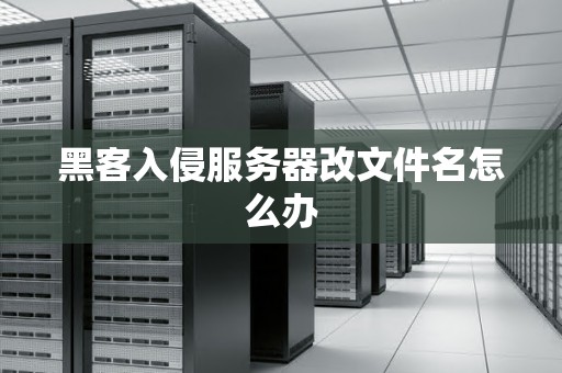 黑客入侵服务器改文件名怎么办