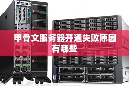 甲骨文服务器开通失败原因有哪些 甲骨文服务器开通失败原因有哪些