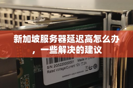 新加坡服务器延迟高怎么办，一些解决的建议