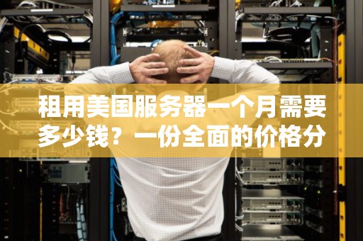租用美国服务器一个月需要多少钱？一份全面的价格分析