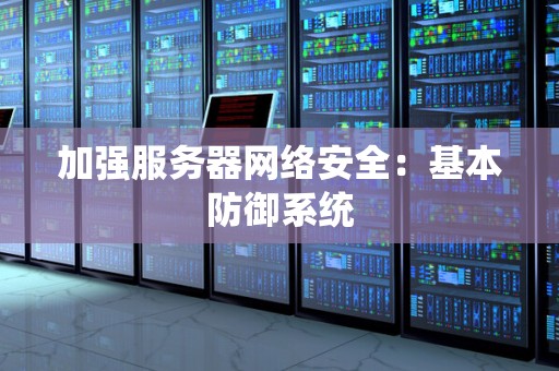加强服务器网络安全：基本防御系统