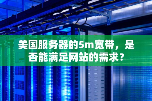 美国服务器的5m宽带，是否能满足网站的需求？