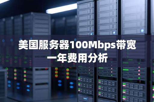 美国服务器100Mbps带宽一年费用分析 美国服务器100Mbps带宽一年费用分析