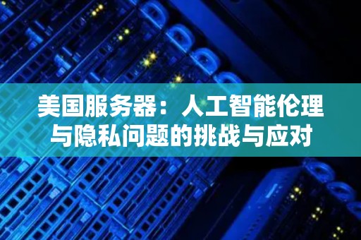 美国服务器：人工智能伦理与隐私问题的挑战与应对